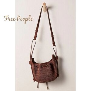 Free People Brown Crossbody Bag